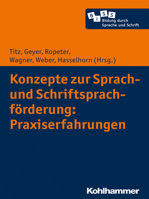 cover image of Konzepte zur Sprach- und Schriftsprachförderung